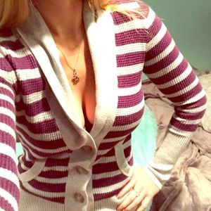 American eagle women’s button up sweater